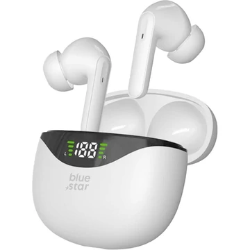 Blue Star T60 TWS vezeték nélküli fülhallgató – Fehér