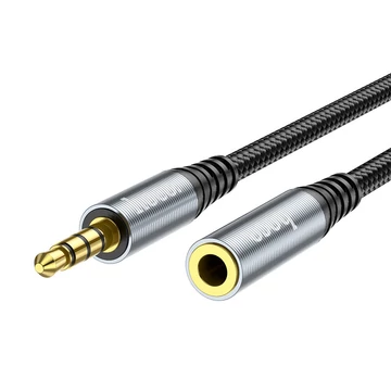 Hoco UPA20 3.5 mm jack hosszabbító kábel – 1 m – Fekete