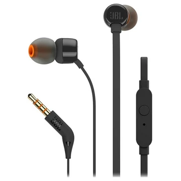JBL Tune 110 Vezetékes Fülhallgató – Fekete