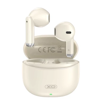 XO X33 TWS Bluetooth fülhallgató töltőtokkal – Bézs