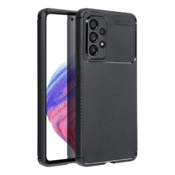 Samsung Galaxy S25 Edge Carbon Premium Szilikontok – Fekete