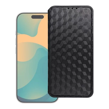 Cubic Book Oldalra Nyíló Könyvtok Xiaomi Redmi A7 Pro – Fekete