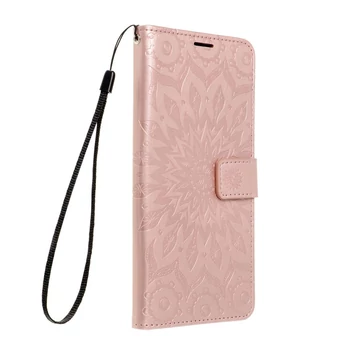 Mezzo Book Oldalra Nyíló Könyvtok Samsung Galaxy A57 5G – Mandala RoseGold