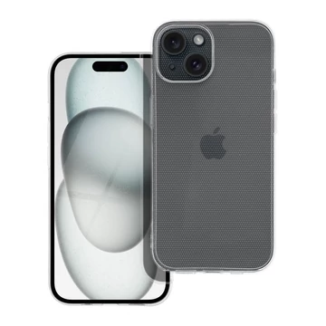 Apple iPhone 15 | 2 mm Kameravédő Szilikontok - Átlátszó