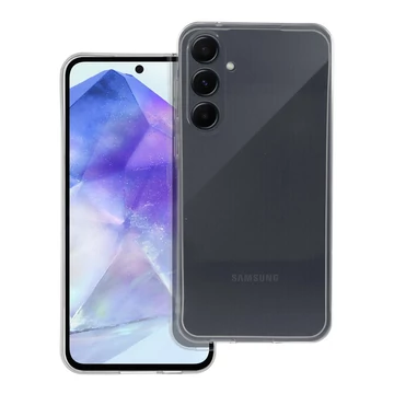 Samsung Galaxy A55 5G | 2 mm Kameravédő Szilikontok - Átlátszó