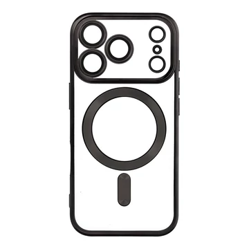 Electro Mag Cover tok MagSafe kompatibilitással iPhone 17 Pro Max – Fekete