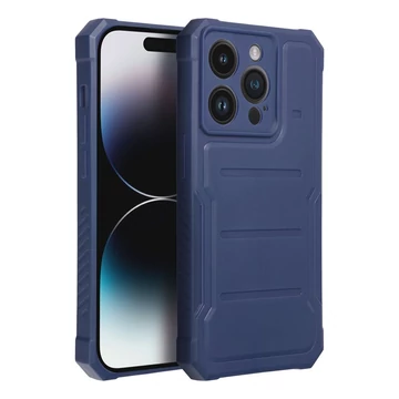 Apple Iphone 15 Pro Max Heavy Duty Szilikon Tok Kék