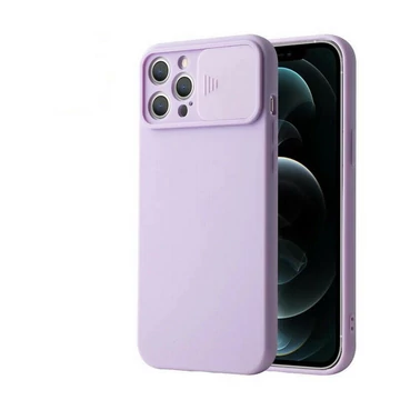 Apple Iphone 13 Pro Soft Slide Camera Szilikon Tok Lila