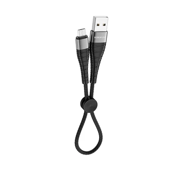 Borofone BX32 micro USB adatkábel – 0,25 m – 2,4A – Fekete