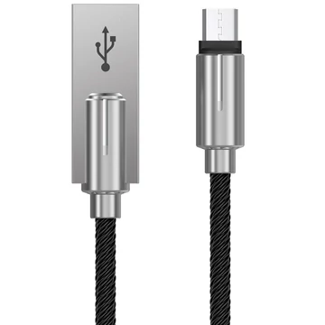 Devia Storm Micro USB adatkábel – 1 m – 2,1A – Fekete