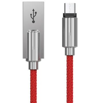 Devia Storm Micro USB adatkábel – 1 m – 2,1A – Piros