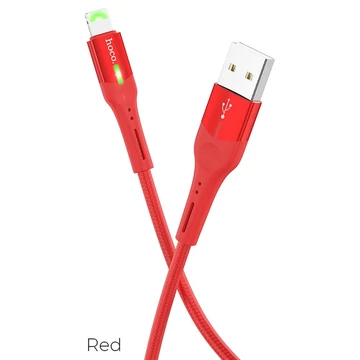 Hoco S24 Lightning adatkábel – 1.2 m – Piros