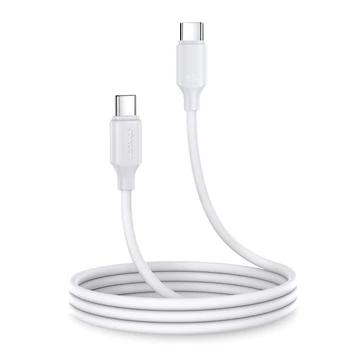 Joyroom Long-Lasting Series A9 USB-C – USB-C kábel, PD/QC, 60W, 3A, 1m – Fehér