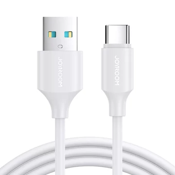 Joyroom S-UC027A9 adatkábel, USB-A – Type-C, 3A, 25 cm – Fehér