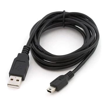 USB-A – Mini USB kábel 1 m – Fekete