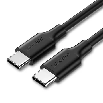 Ugreen US286 USB-C – USB-C kábel 1,5 m, 3A, 480 Mbps – Fekete
