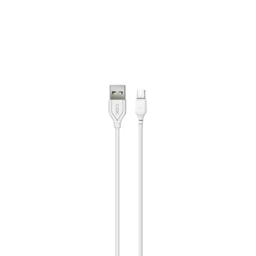 XO NB103 Micro USB adat- és töltőkábel – 2 m – 2.1A – Fehér