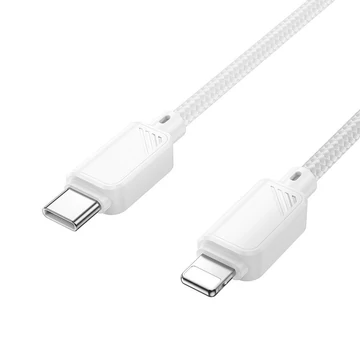 Hoco X113 Type-C – Lightning adatkábel, PD 27W, 1m, fehér