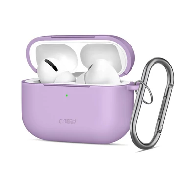 Tech-Protect Silicone Hook tok AirPods Pro (3rd generation) készülékhez – Lila