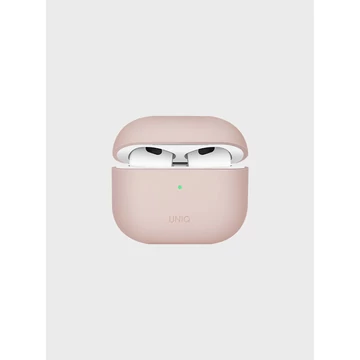Uniq Lino Hybrid Liquid AirPods 3.Gen 2021 Szilikon Tok Rózsaszín