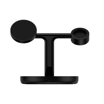 Baseus 3 az 1-ben vezeték nélküli töltő MagSafe-kompatibilitással 15W – Fekete