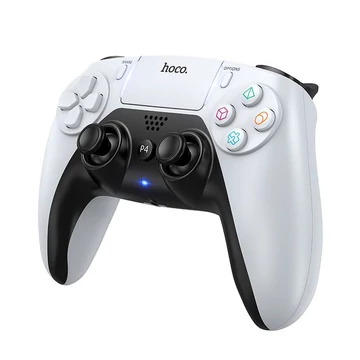Hoco GA1 Phoenix vezeték nélküli gamepad kontroller PS4, PC, Android és iOS – Fehér