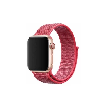 Apple Watch 44/45/46/49 mm Tépőzáras Sport Szíj Pink