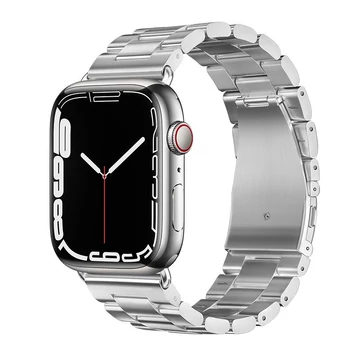 Hoco WA10 rozsdamentes acél szíj Apple Watch 38/40/41/42 mm – Ezüst