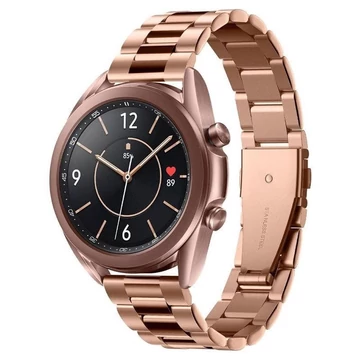 Spigen Modern Fit Metal 20 mm acélszíj – Rose gold, Samsung/Huawei/Honor/Xiaomi okosórákhoz