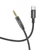 Hoco UPA19 AUX kábel Jack 3,5 mm – Type-C, 1 m – Fekete
