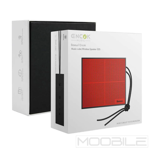 Baseus Encok E05 Bluetooth Hangszóró Piros