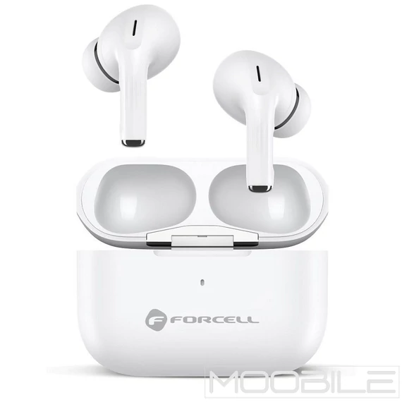 Forcell F Audio Master Pro Bluetooth TWS vezeték nélküli fülhallgató – Fehér