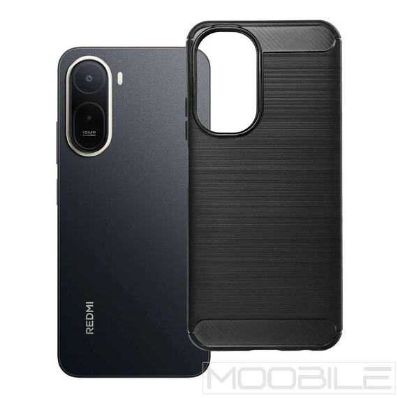 Carbon Szilikon Tok Xiaomi Redmi A7 Pro – Fekete