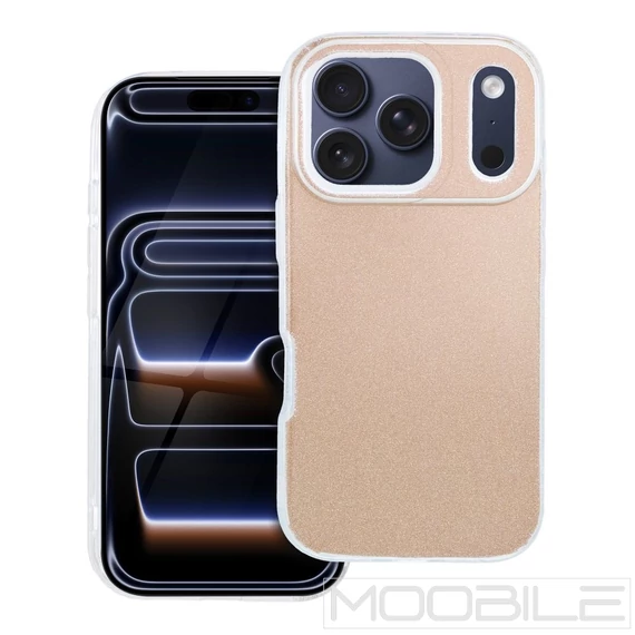 Apple iPhone 17 Pro Max Shining Arany Csillámos Tok