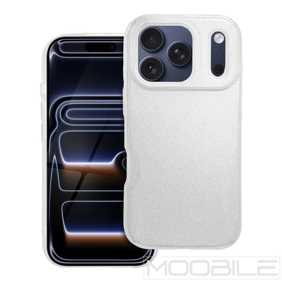Apple iPhone 17 Pro Shining Ezüst Csillámos Tok