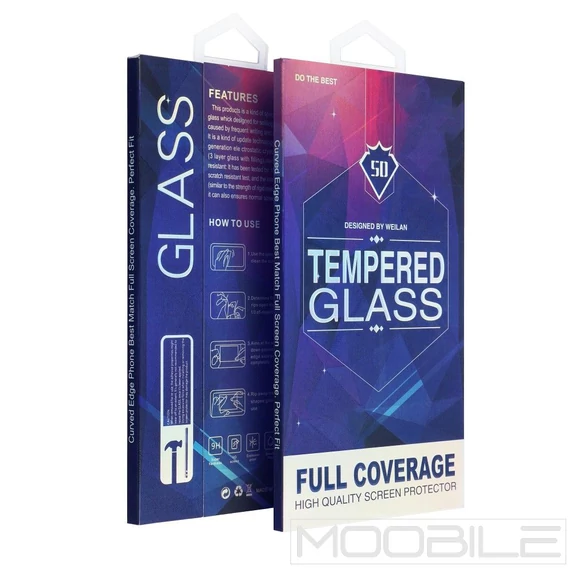 5D Full Glue edzett üvegfólia Samsung Galaxy S26 Ultra készülékhez – Fekete