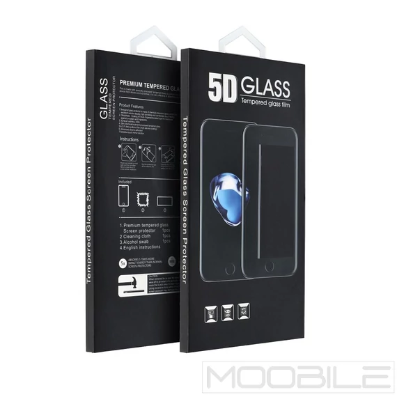 5D Full Glue edzett üvegfólia Xiaomi 17T készülékhez – Fekete