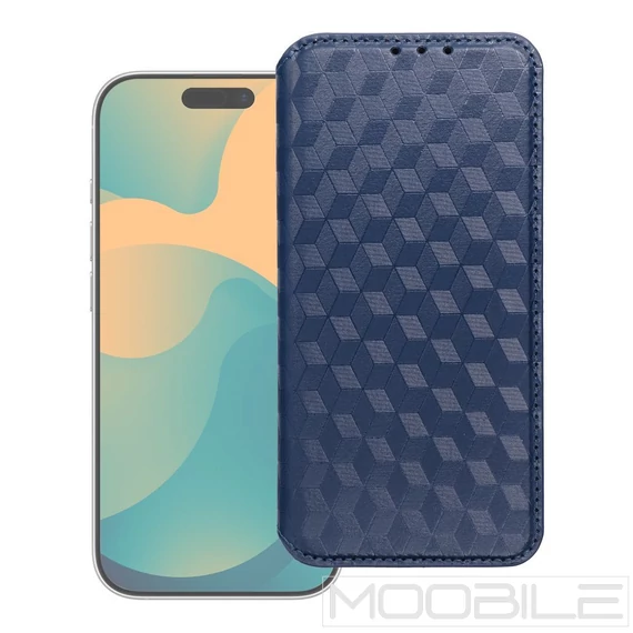 Cubic Book Oldalra Nyíló Könyvtok Xiaomi Redmi A7 Pro – Kék