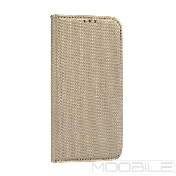 SMARTBOOK HUAWEI HONOR 10 LITE MÁGNESES FLIP TOK, ARANY