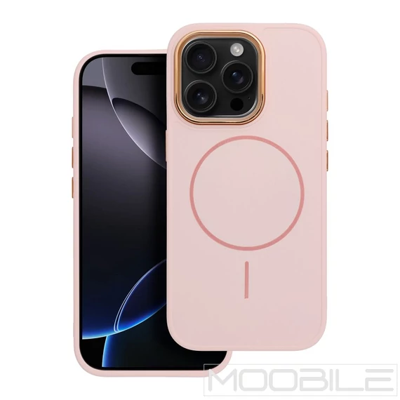 Frame Mag Cover MagSafe tok Apple iPhone 17 – Powder Pink