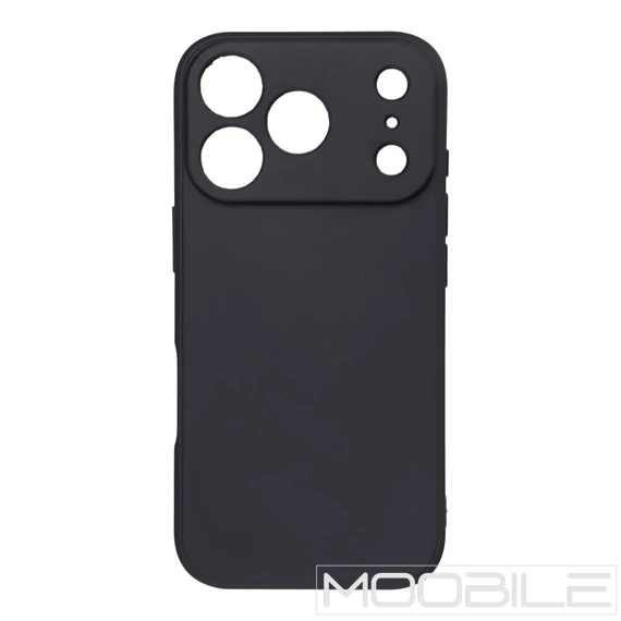 Matt Case Szilikontok - Apple iPhone 17 Pro Max Fekete