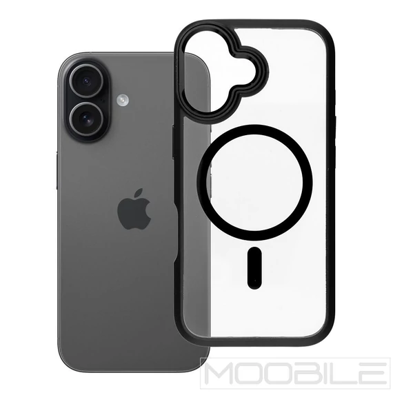 Roar Mag Bumper MagSafe Kompatibilis Tok iPhone 17 – Fekete