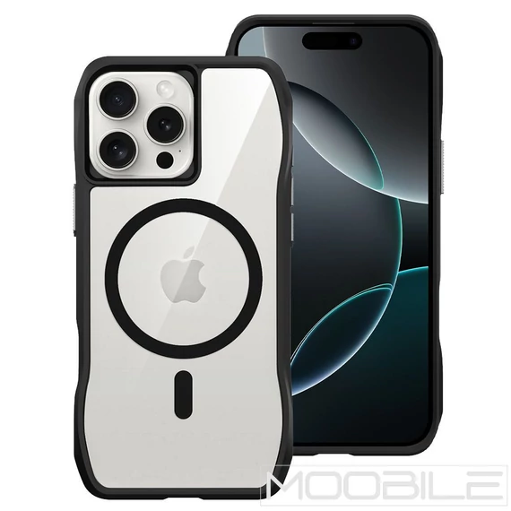 Roar Slim Defender MagSafe Kompatibilis Tok iPhone 15 – Fekete