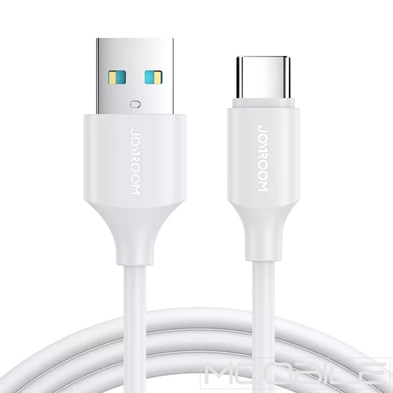 Joyroom S-UC027A9 adatkábel, USB-A – Type-C, 3A, 25 cm – Fehér