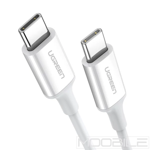 Ugreen US264 (60520) USB-C – USB-C kábel 2 m, 60W, PD/QC/AFC – Fehér