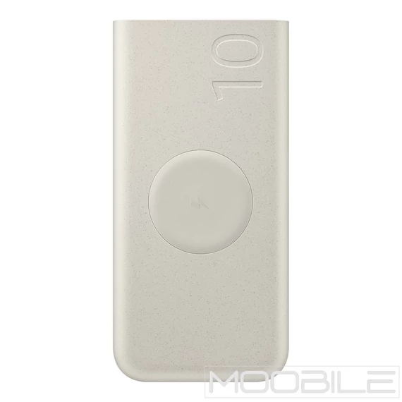 Samsung EB-U2510XUEGEU Indukciós Powerbank – 10 000 mAh, 25W, USB-C – Bézs