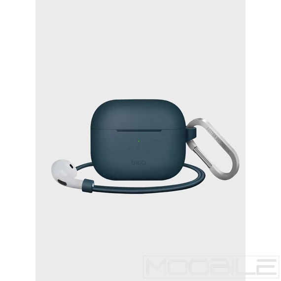 Uniq Vencer AirPods 3.Gen 2021 Szilikon Tok + Nyakpánt Kék