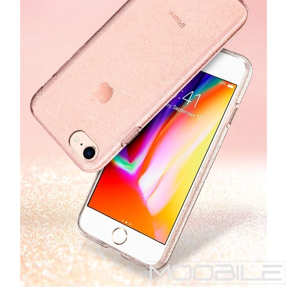Spigen Liquid Crystal Glitter Iphone 7/8/Se 2020/Se 2022 Tok Csillámos Átlátszó