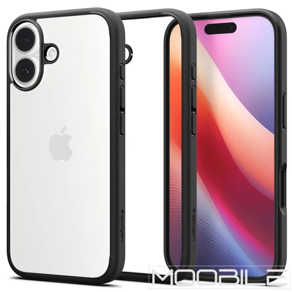 Spigen Ultra Hybrid tok - Apple iPhone 17 - Fekete