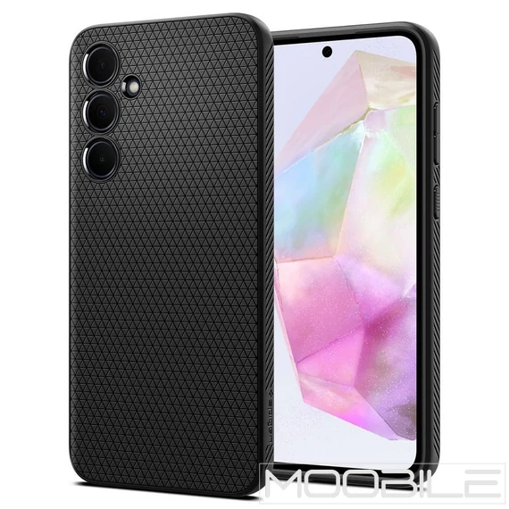 Spigen Liquid Air tok - Samsung Galaxy A35 - Fekete